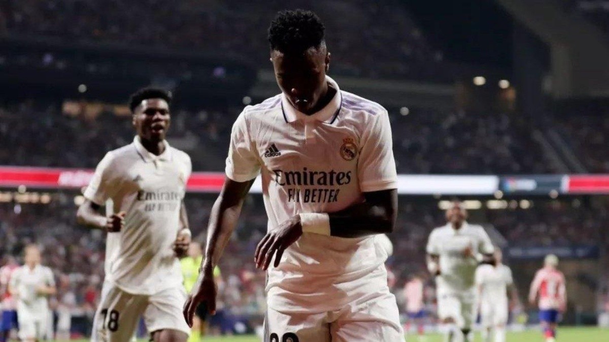 Vinicius Jr festeja bailando victoria sobre Atlético de Madrid Hoy