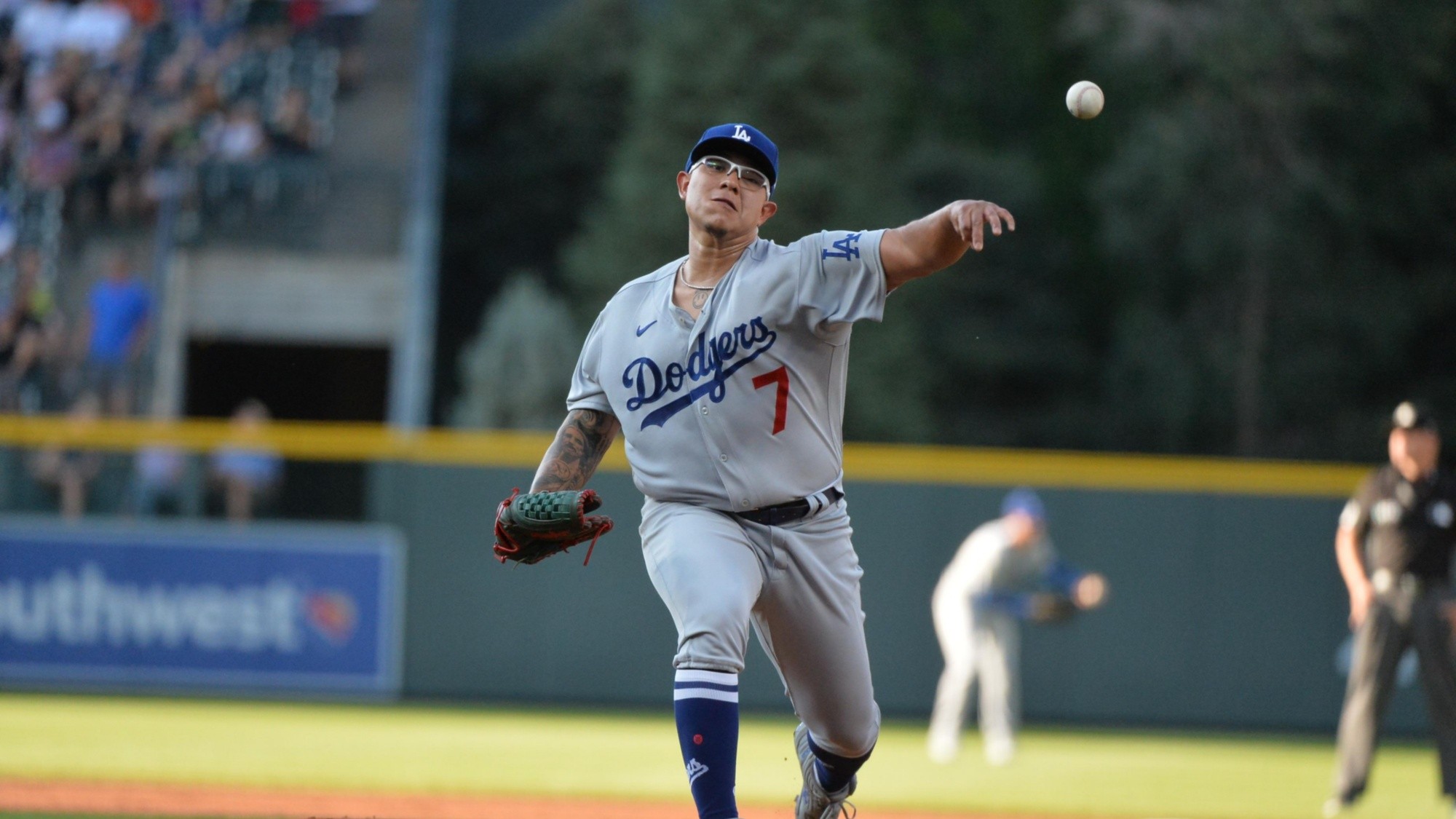 Julio Urias, “El Culichi”, lanzador mexicano de los Dodgers de Los Ángeles,  brillando 