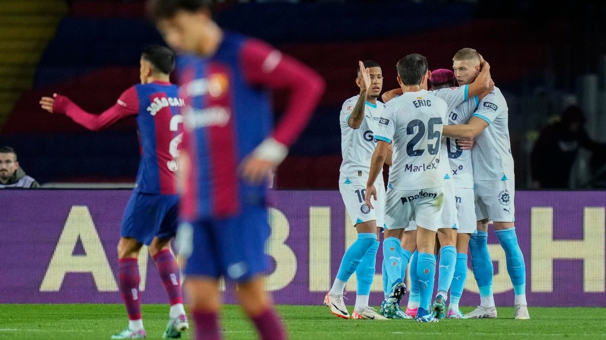 Girona sorprende al Barcelona y se afianza como líder de LaLiga EA